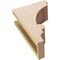 Ekena Millwork 4"W x 8"D x 12"H Classic Diane Rough Cedar Woodgrain TimberThane Corbel, Primed Tan CORUR04X08X12DIARCPR - alternate 5